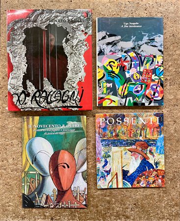 ARTISTI ITALIANI DEL XX E DEL XXI SECOLO - Lotto unico di 4 cataloghi