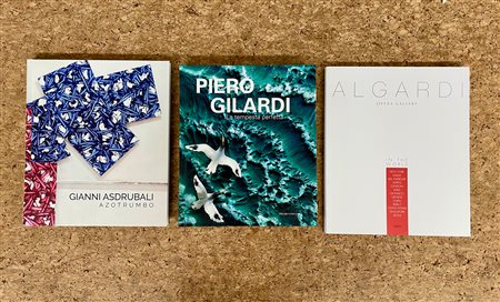 PIERO GILARDI, ALESSANDRO ALGARDI E GIANNI ASDRUBALI - Lotto unico di 3 cataloghi