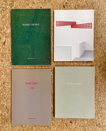 MARIO NIGRO  - Lotto unico di 4 cataloghi
