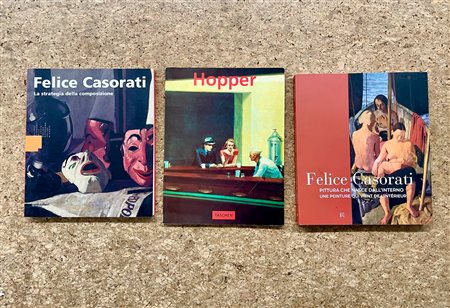 FELICE CASORATI E EDWARD HOPPER - Lotto unico di 3 cataloghi