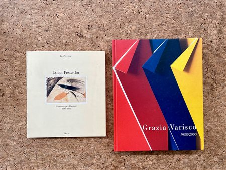 GRAZIA VARISCO E LUCIA PESCADOR - Lotto unico di 2 cataloghi