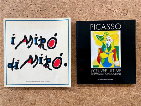 JOAN MIRÓ E PABLO PICASSO - Lotto unico di 2 cataloghi