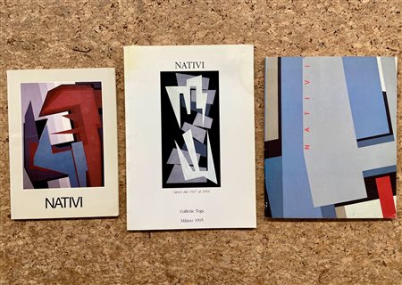 GUALTIERO NATIVI - Lotto unico di 3 cataloghi