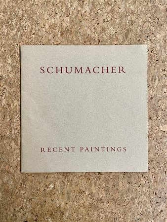 CATALOGHI AUTOGRAFATI (EMIL SCHUMACHER - Schumacher. Recent paintings, 1991