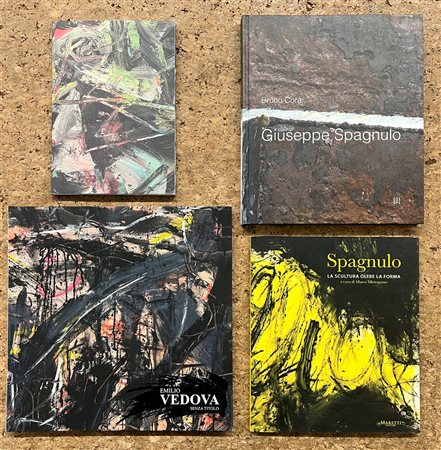 GIUSEPPE SPAGNULO E EMILIO VEDOVA - Lotto unico di 4 cataloghi