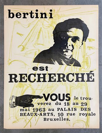 GIANNI BERTINI - Lotto unico di 2 locandine