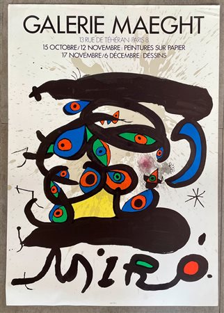 JOAN MIRÓ - Lotto unico di 3 locandine