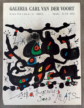 JOAN MIRÓ - Lotto unico di 3 locandine