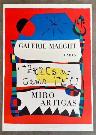 JOAN MIRÓ - Lotto unico di 3 locandine