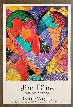 JIME DINE - Jime Dine. Monotypes et gravures, 1983