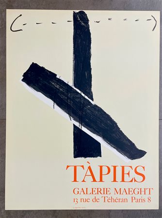 ANDRÉ MASSON E ANTONI TÀPIES - Lotto unico di 2 locandine