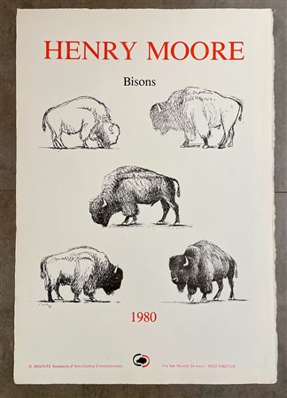 HENRY MOORE - Lotto unico di 2 locandine