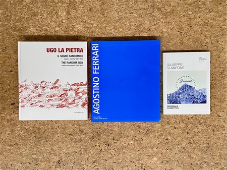 UGO LA PIETRA E AGOSTINO FERRARI - Lotto unico di 3 cataloghi
