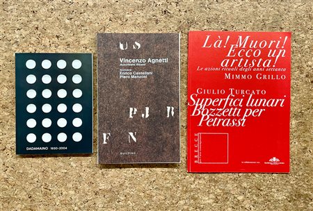 DADAMAINO E VINCENZO AGNETTI - Lotto unico di 3 cataloghi