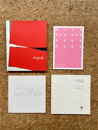 PITTURA ANALITICA - Lotto unico di 4 cataloghi