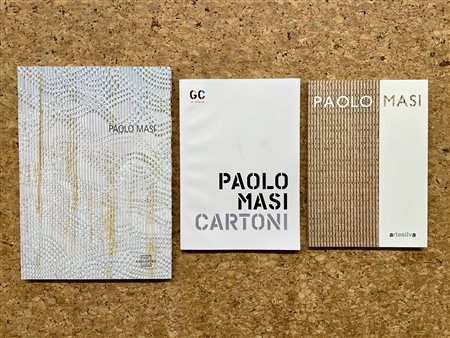 PAOLO MASI - Lotto unico di 3 cataloghi