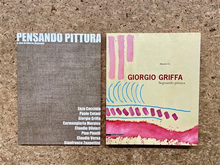 GIORGIO GRIFFA - Lotto unico di 2 cataloghi