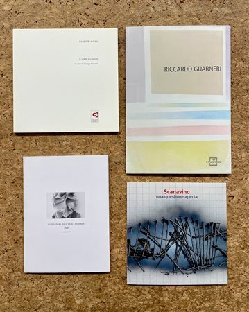 ARTISTI ITALIANI DEL DOPOGUERRA - Lotto unico di 4 cataloghi