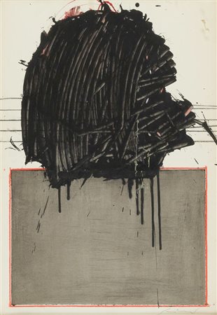 SCANAVINO EMILIO GENOVA (GE) 1922 s.t. 1967 Tecnica mista su cartone...