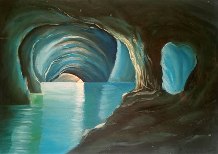 ANONIMO Anonimo (An) Senza titolo Olio su tela 70,00x50,00 Certificato di...