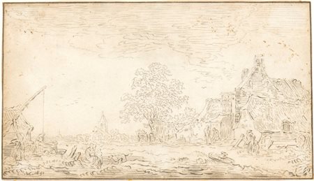 Paesaggio con le case, 1631?