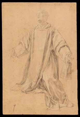 Studio per un diacono (Santo Stefano?), artista napoletano del XVIII secolo