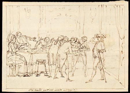 Giuseppe Piattoli (Firenze 1743-Firenze 1823). Chi tardi arriva male alloggia