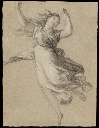 Tommaso Maria Conca (attribuito a) (Gaeta 1734-Roma 1822). Figura femminile danzante