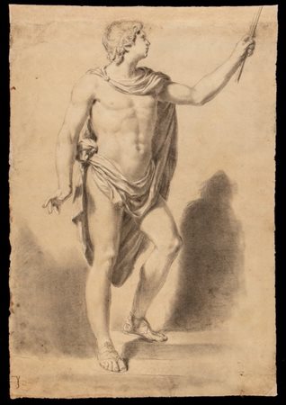 Pietro Fancelli (Bologna 1765-Pesaro 1805). Studio di figura maschile