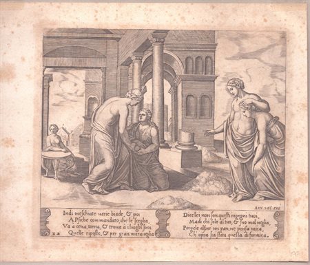 Maestro del Dado (1530-1560 fl.). Venere e Psiche