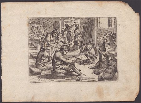 Odoardo Fialetti (1573-1638). Scuola del disegno, 1608