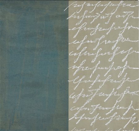 Alfredo Rapetti Mogol (1961) SCRITTURA, 2006 tecnica mista su tavola, cm...
