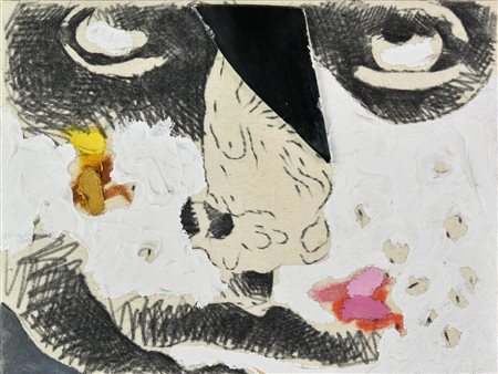 Concetto Pozzati (1935 - 2017) ALLE ORIGINE DEI RESTI, 1984 applicazione di...