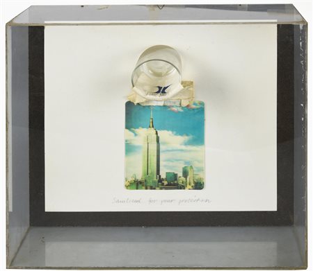 Sarenco (1945 - 2017) SANITIZED FOR YOUR PROTECTION, 1979 assemblage e...