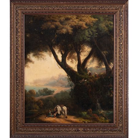 SCUOLA ITALIANA DEL XIX SECOLO, Olio su tela