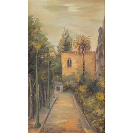 ROSALBA DI PISA LA DUCA, Olio su cartone telato