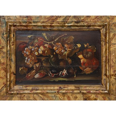 ANONIMO DEL XX SECOLO, Natura morta, Olio su tavola