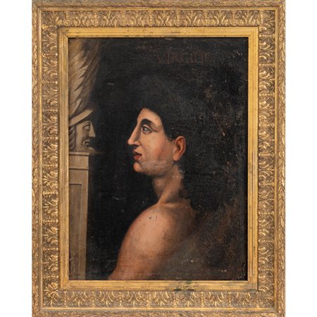 SCUOLA ITALIANA DEL XIX SECOLO, Virgilio, Olio su tela