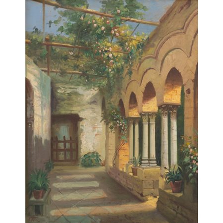 VINCENZO UDINE, Olio su tela