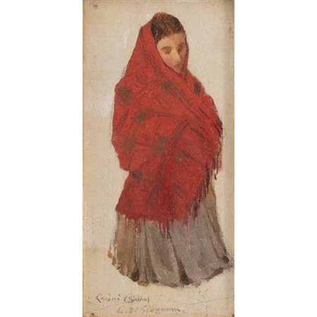 LUIGI DI GIOVANNI, Olio su tela applicata su tavoletta