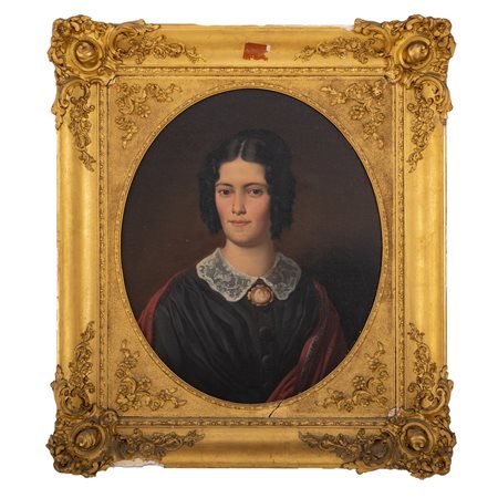 PITTORE FRANCESE DEL XIX SECOLO, Olio su tela