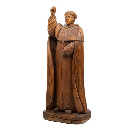 SCULTORE SICILIANO DEL XVII SECOLO, Scultura in legno