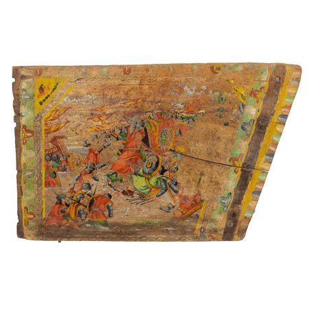 ARTIGIANI SICILIANI FINE XIX SECOLO, Mezza sponda di carro