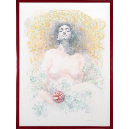 RENZO VESPIGNANI, Litografia a colori