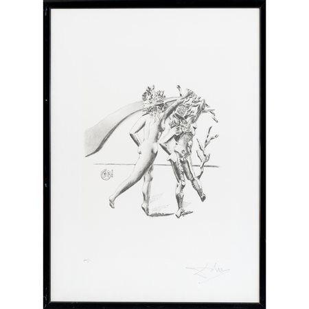 SALVADOR DALÌ, La danza, serie Le Arti, Incisione