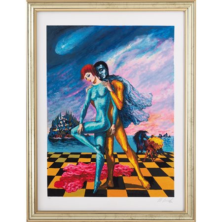 GIOVAN FRANCESCO GONZAGA, Figure, Serigrafia a colori