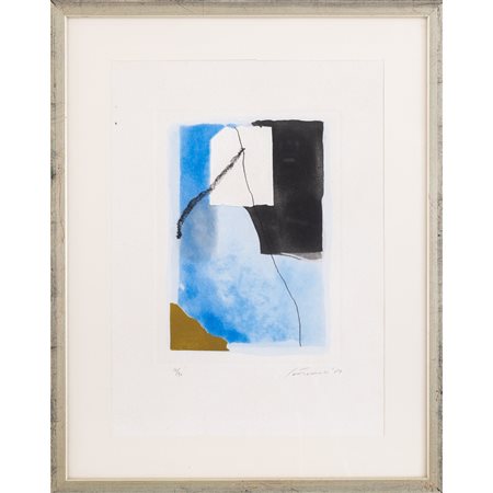 GIUSEPPE SANTOMASO, Senza titolo, Acquaforte e acquatinta