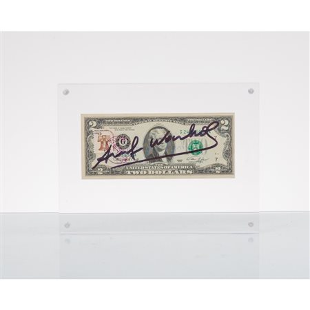 ANDY WARHOL, 2 Dollar (Thomas Jefferson)