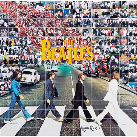 MARIA MURGIA, Fotomosaico digitale su pannello