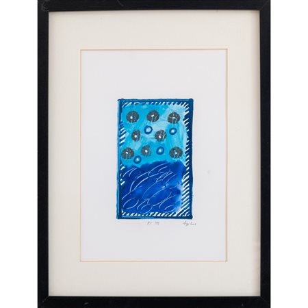 GASTONE BIGGI, Puntocromia 393, Tecnica mista su carta